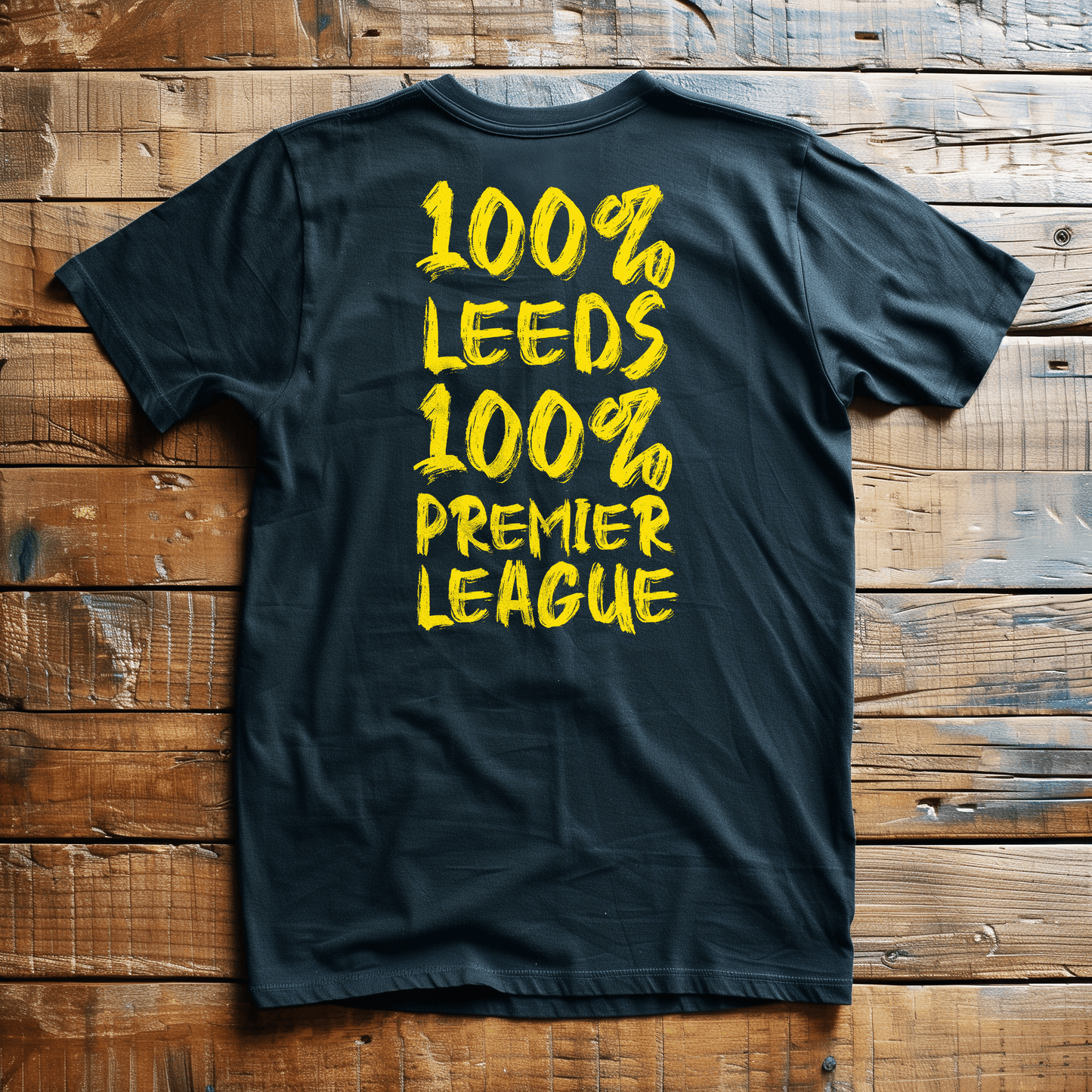 Back Four 100% Leeds 100% Premier League T-Shirt