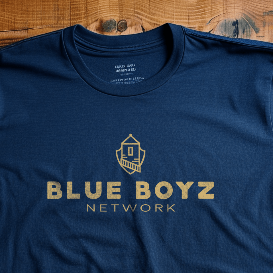 Back Four Blue Boyz Banner Tee T-Shirt
