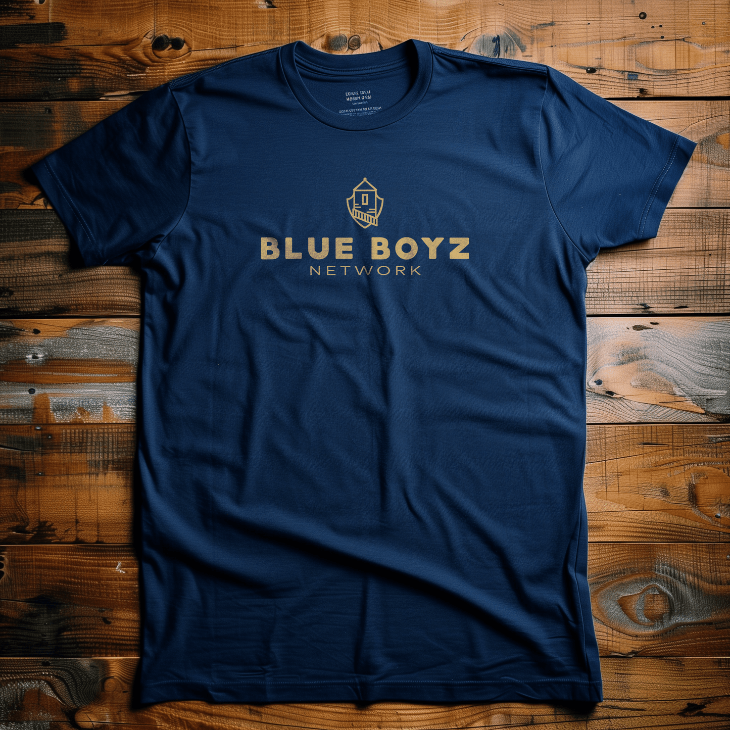 Back Four Blue Boyz Banner Tee T-Shirt