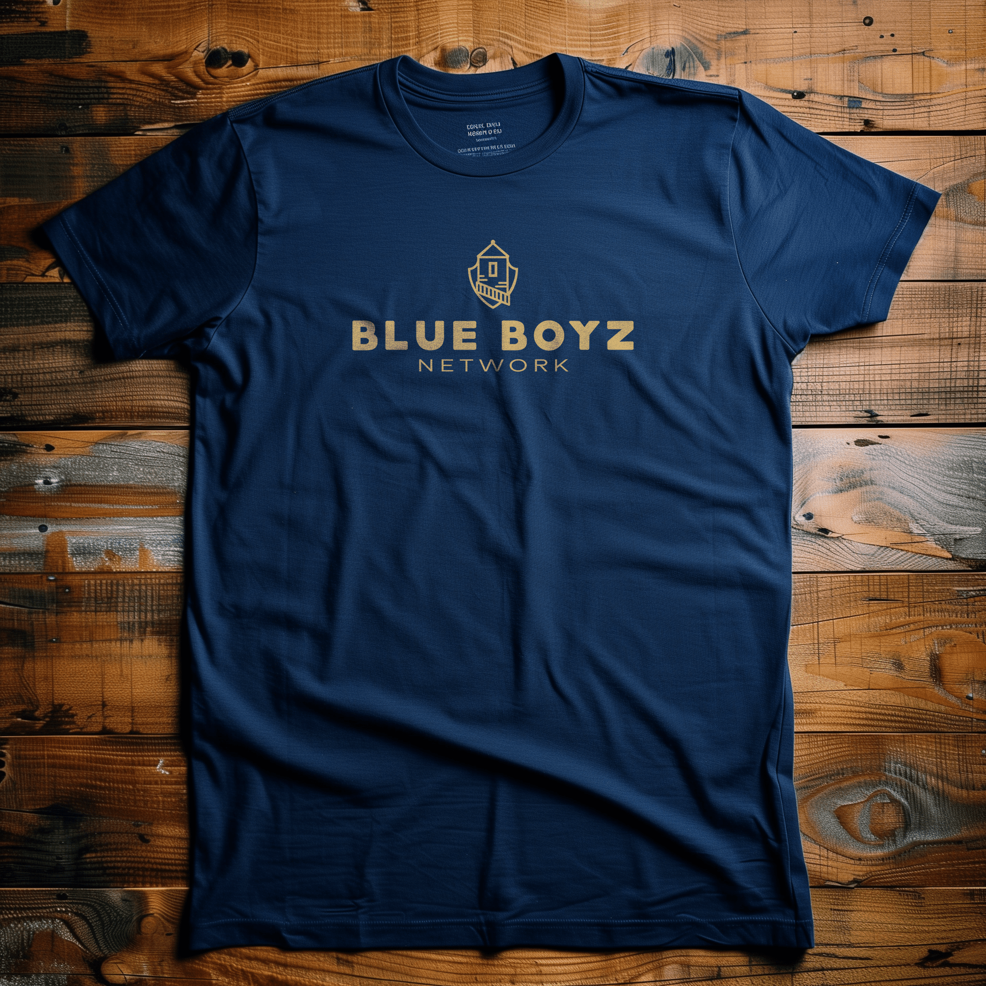 Back Four Blue Boyz Banner Tee T-Shirt