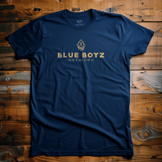 Back Four Blue Boyz Banner Tee T-Shirt