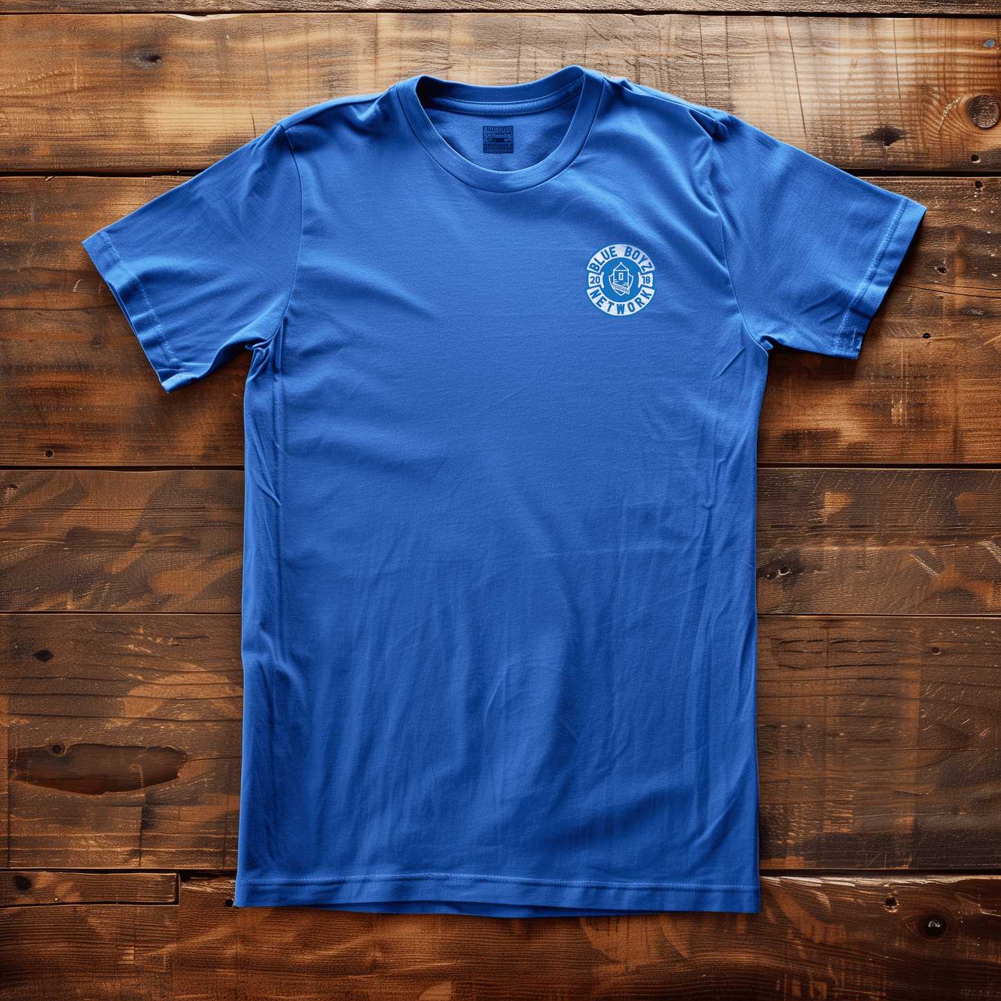 Back Four Blue Boyz Crest 2 Tee T-Shirt