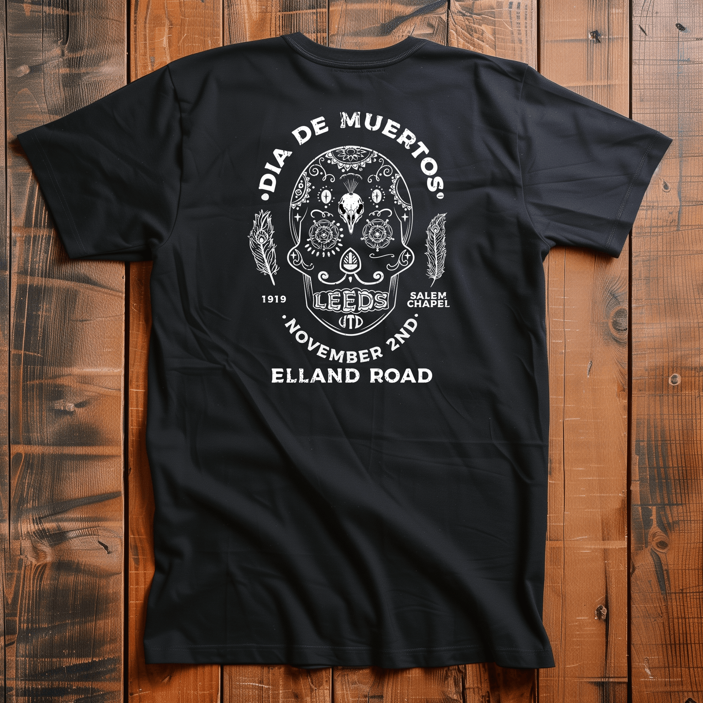 Back Four LUFC - Die De Muertos 2 T-Shirt