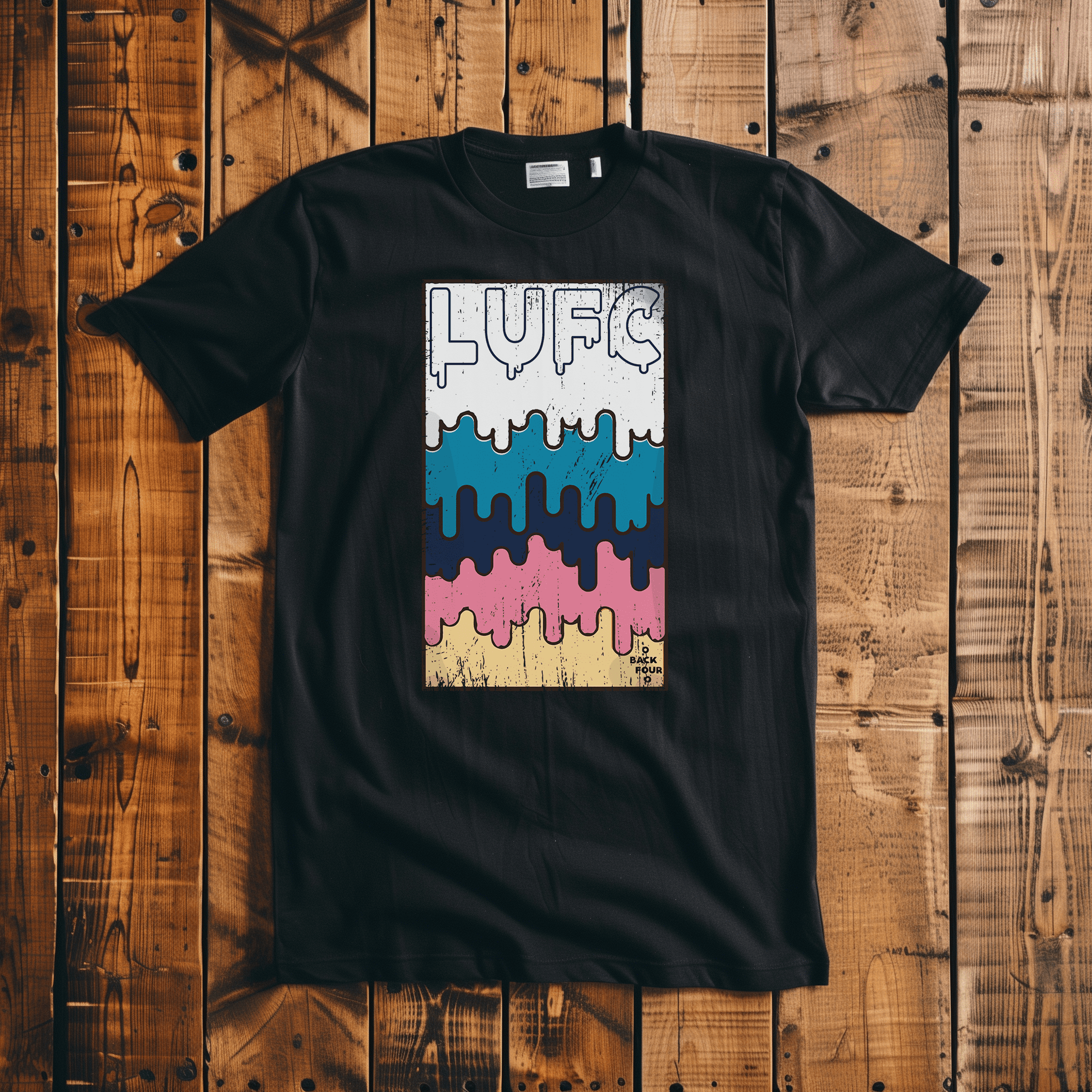 Back Four LUFC ice cream shirt T-Shirt