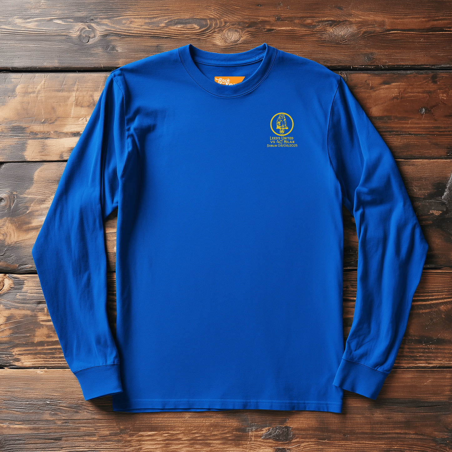 Back Four LUFC Owl Dublin Souvenir Long-Sleeve Tee T-Shirt