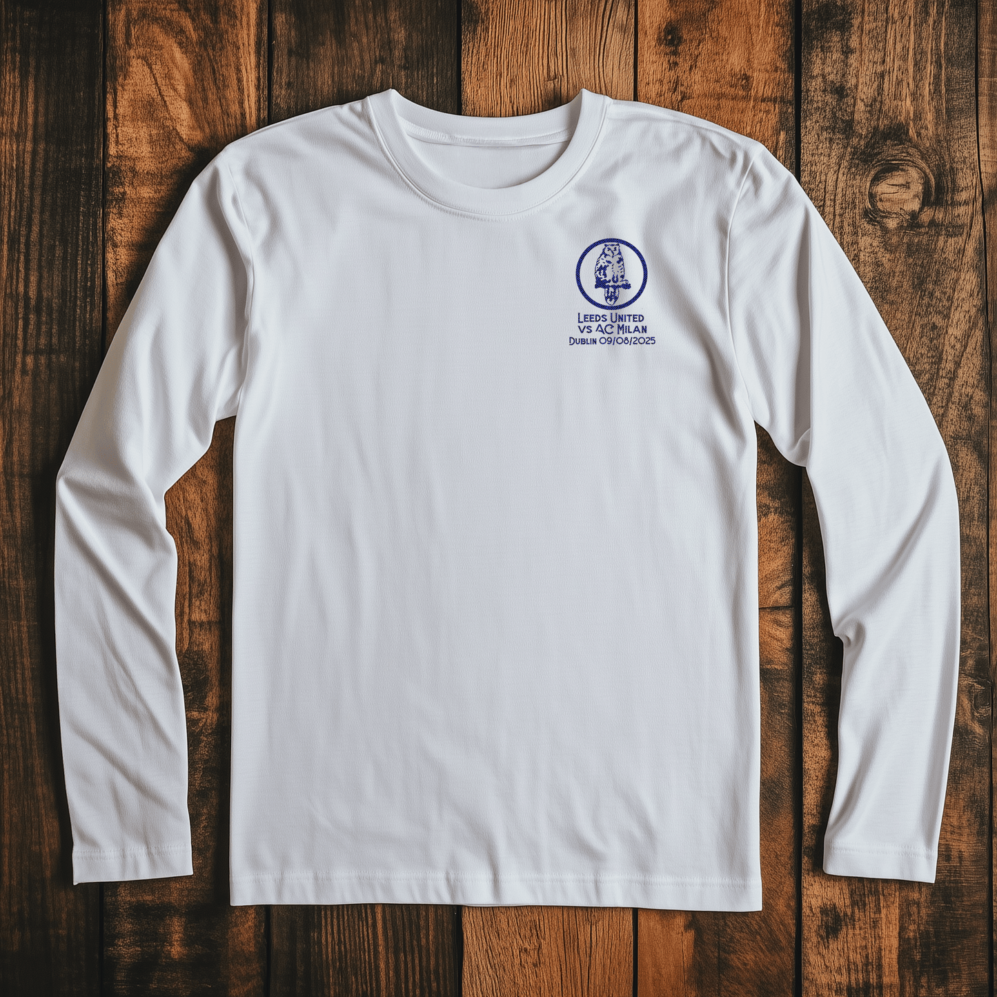Back Four LUFC Owl Dublin Souvenir Long-Sleeve Tee T-Shirt