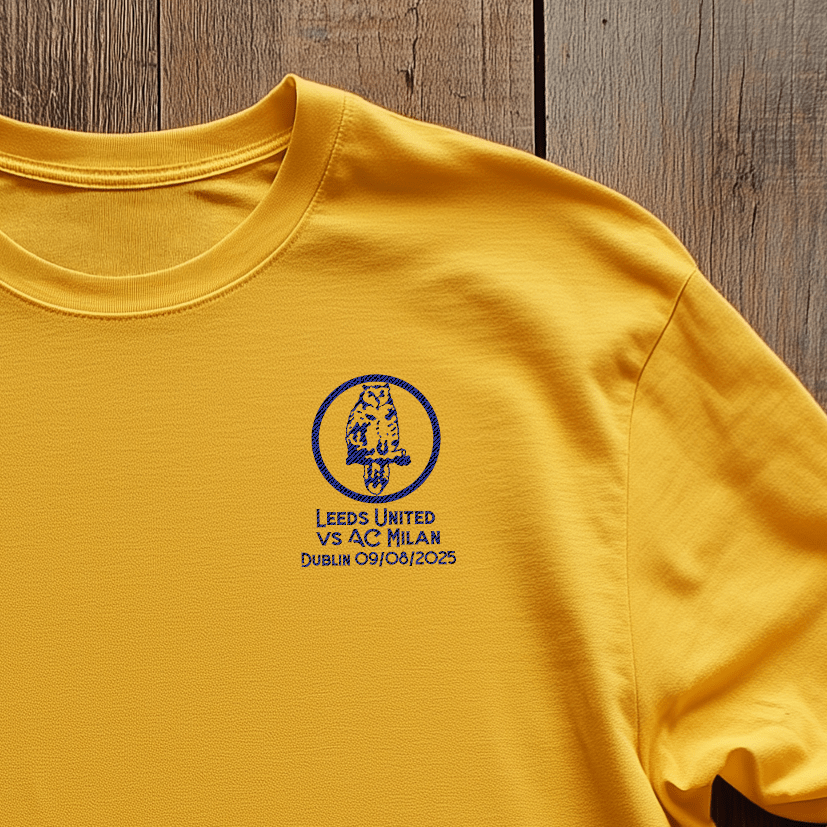 Back Four LUFC Owl Dublin Souvenir Long-Sleeve Tee T-Shirt