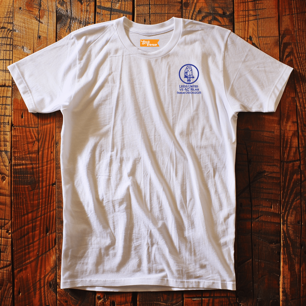 Back Four LUFC Owl Dublin Souvenir Tee T-Shirt