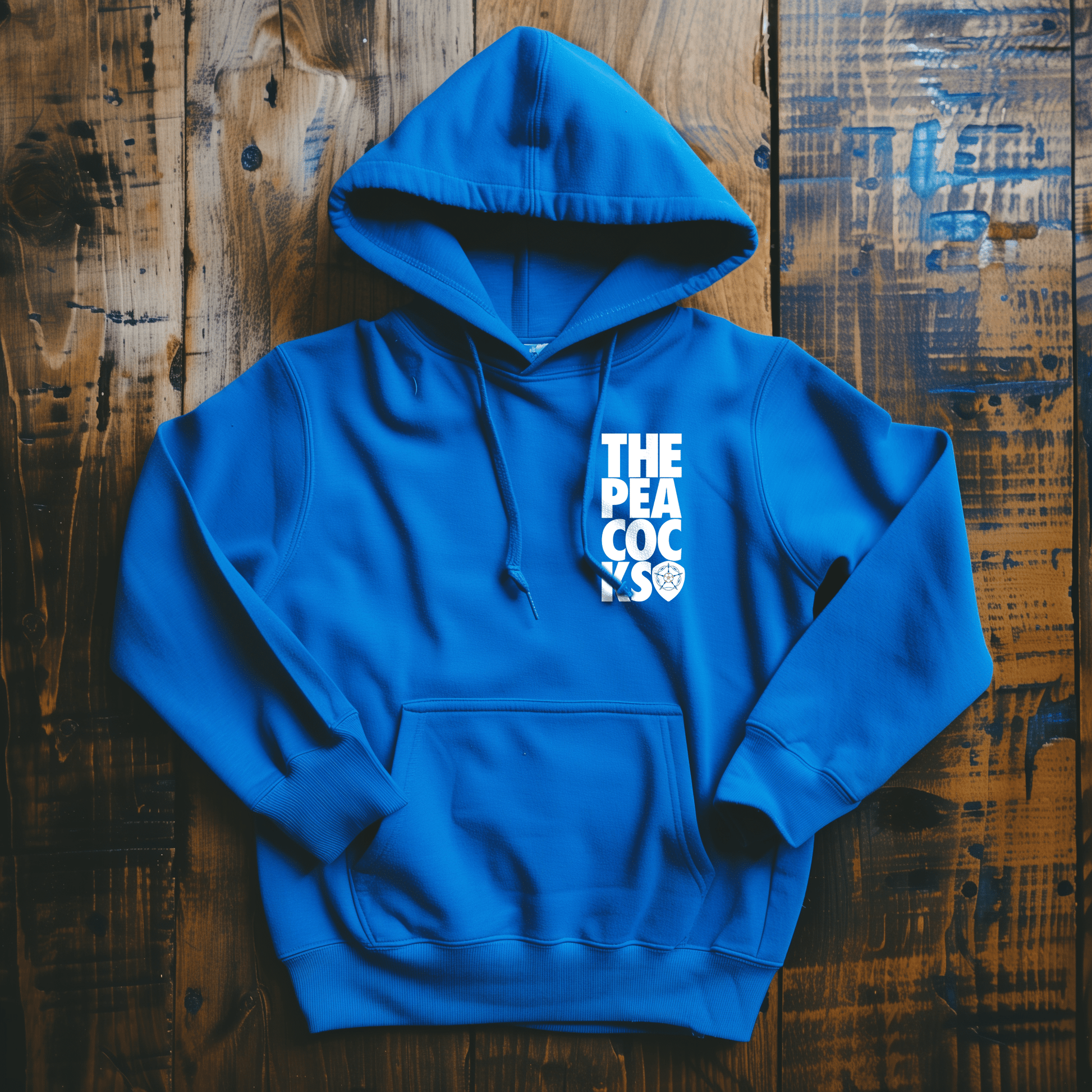 Back Four Peacocks Stacked Hoodie Hoodie