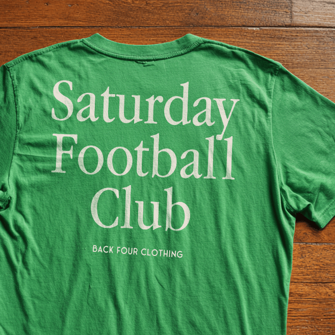 Back Four Saturday Running Club Tee T-Shirt