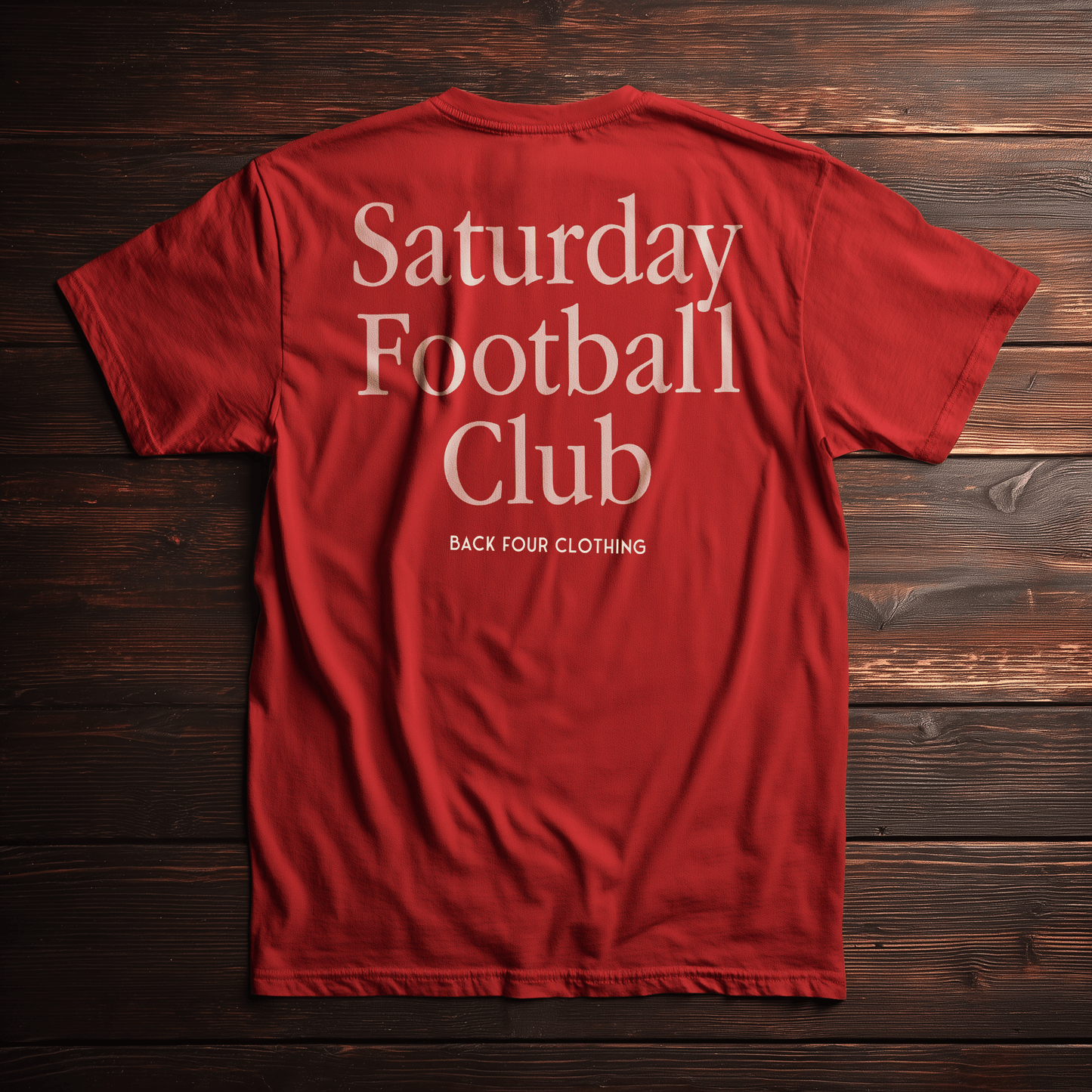 Back Four Saturday Running Club Tee T-Shirt