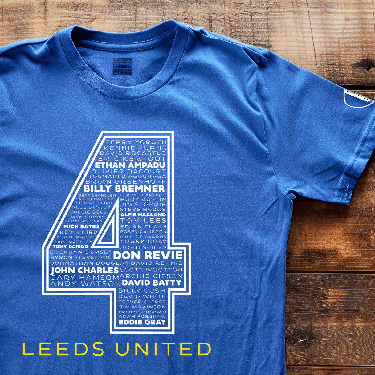 Back Four The View LUFC 4 Tee T-Shirt