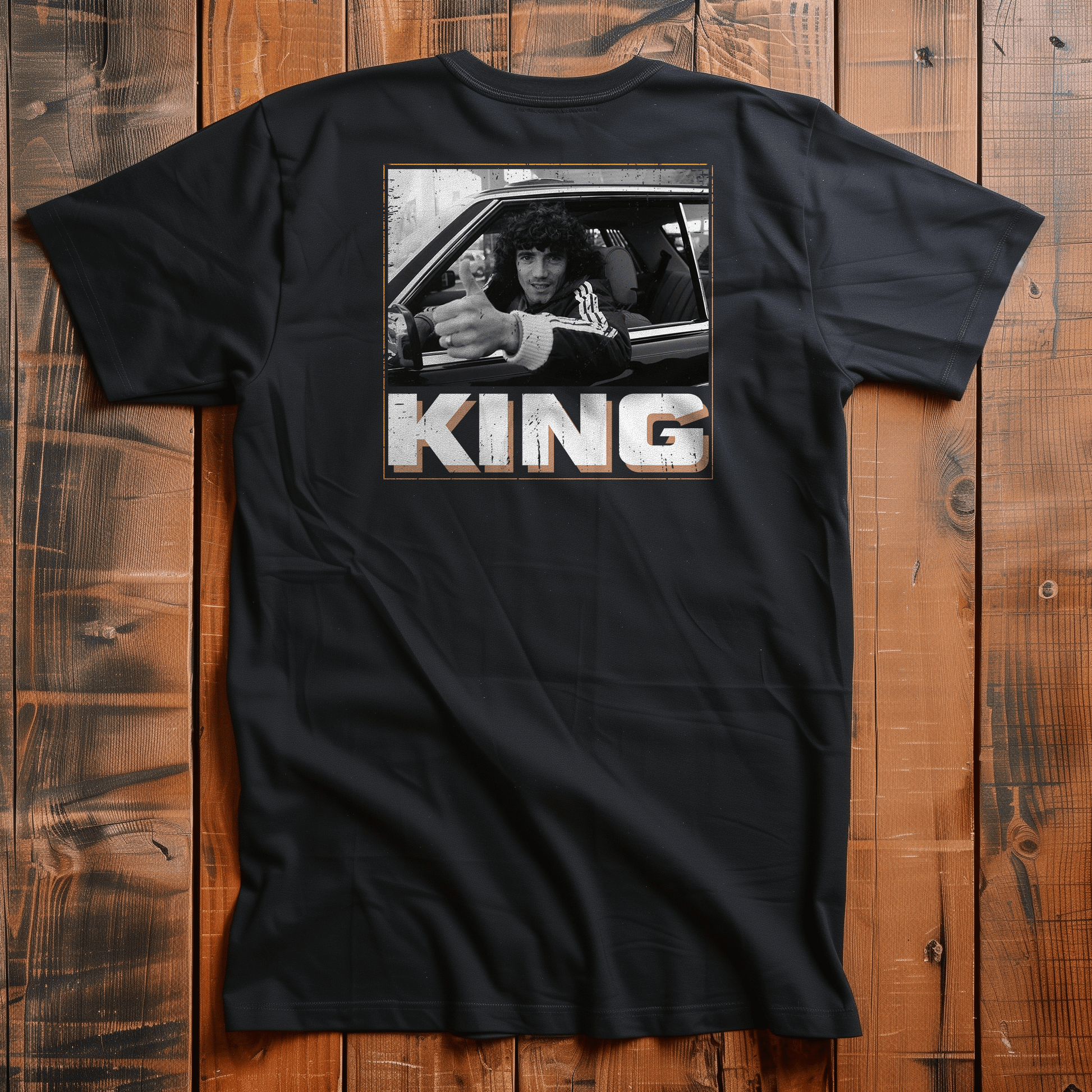 Back Four King Kev Back Print T-Shirt