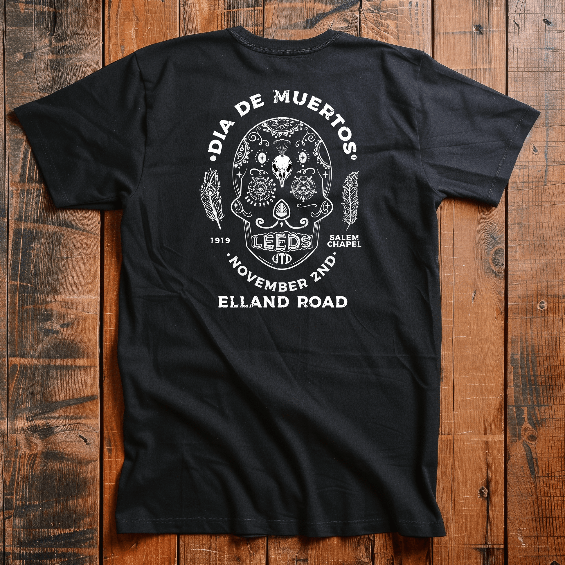 Back Four LUFC -  Die De Muertos 2 T-Shirt