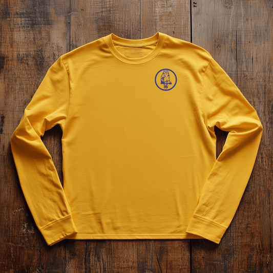 Back Four LUFC Owl Crest Long Sleeve Tee T-Shirt