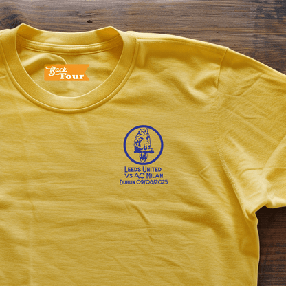 Back Four LUFC Owl Dublin Souvenir Tee T-Shirt