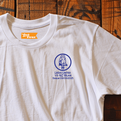 Back Four LUFC Owl Dublin Souvenir Tee T-Shirt