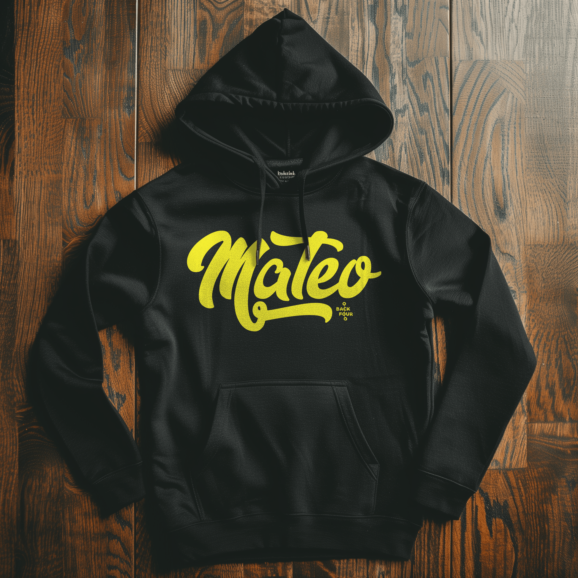 Back Four Mateo large print hoodie F & B Hoodie