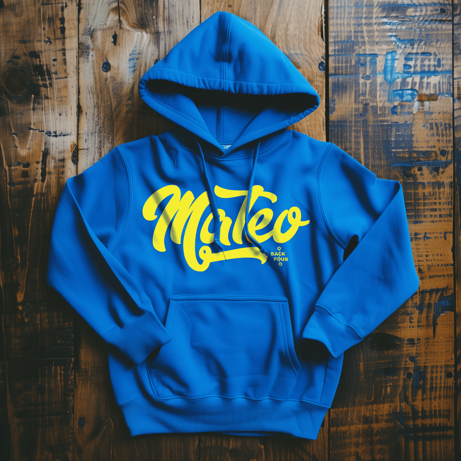 Back Four Mateo large print hoodie F & B Hoodie