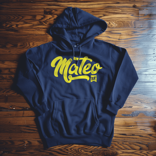 Back Four Mateo large print hoodie F & B Hoodie