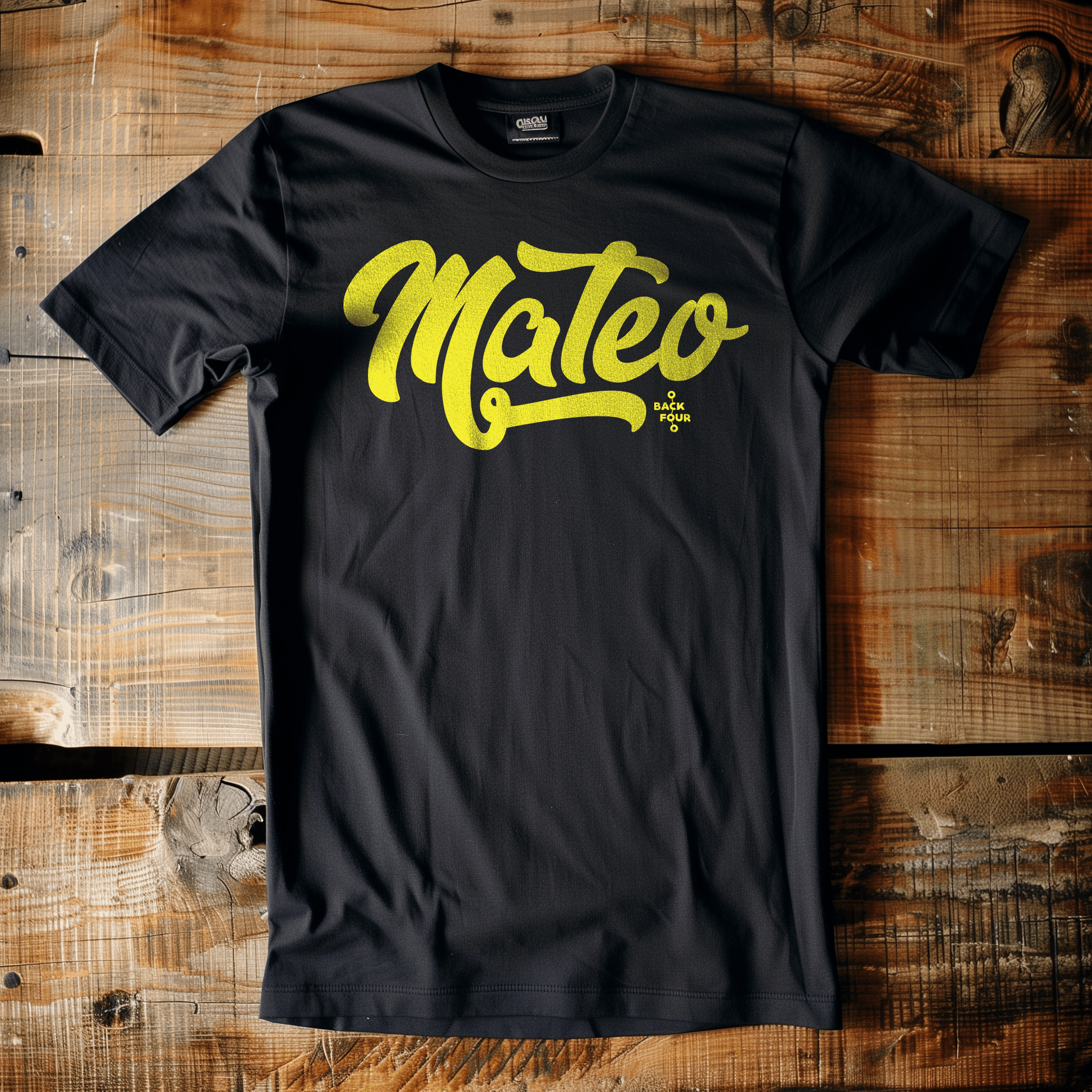 Back Four Mateo19 Script Tee T-Shirt