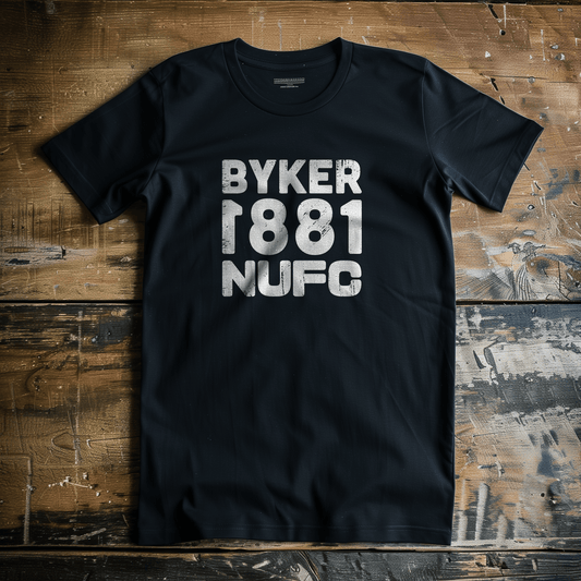 Back Four NUFC 1881 Chest Tee T-Shirt