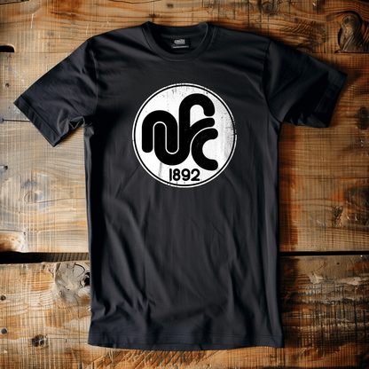 Back Four NUFC Dirty Badge Rework Tee