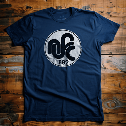 Back Four NUFC Dirty Badge Rework Tee