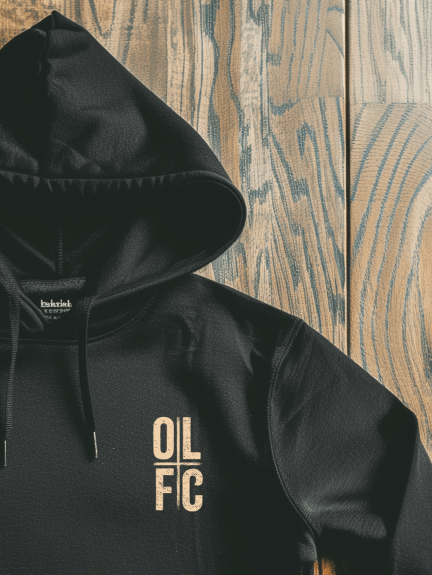 Back Four OLFC - Crossed Initials Hoodie Hoodie