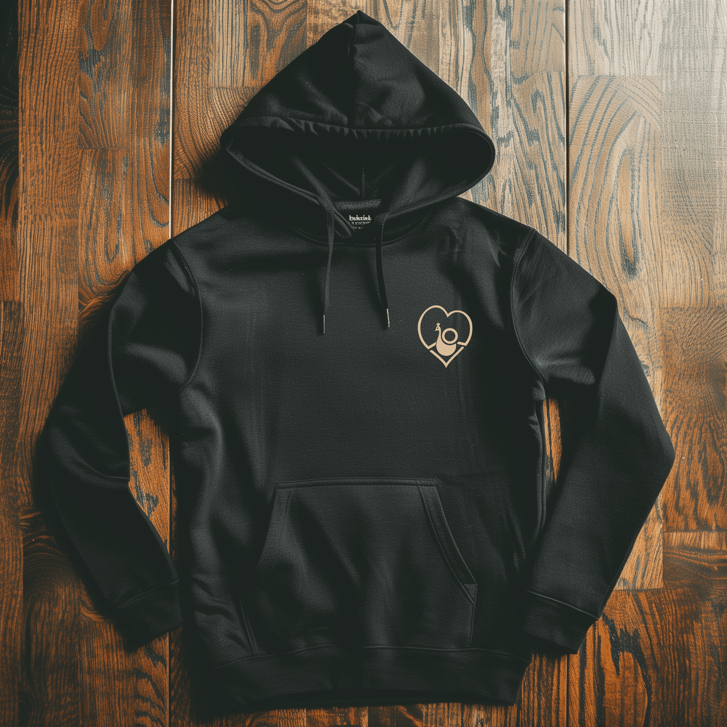 Back Four OLFC - Peacock Heart Hoodie Hoodie