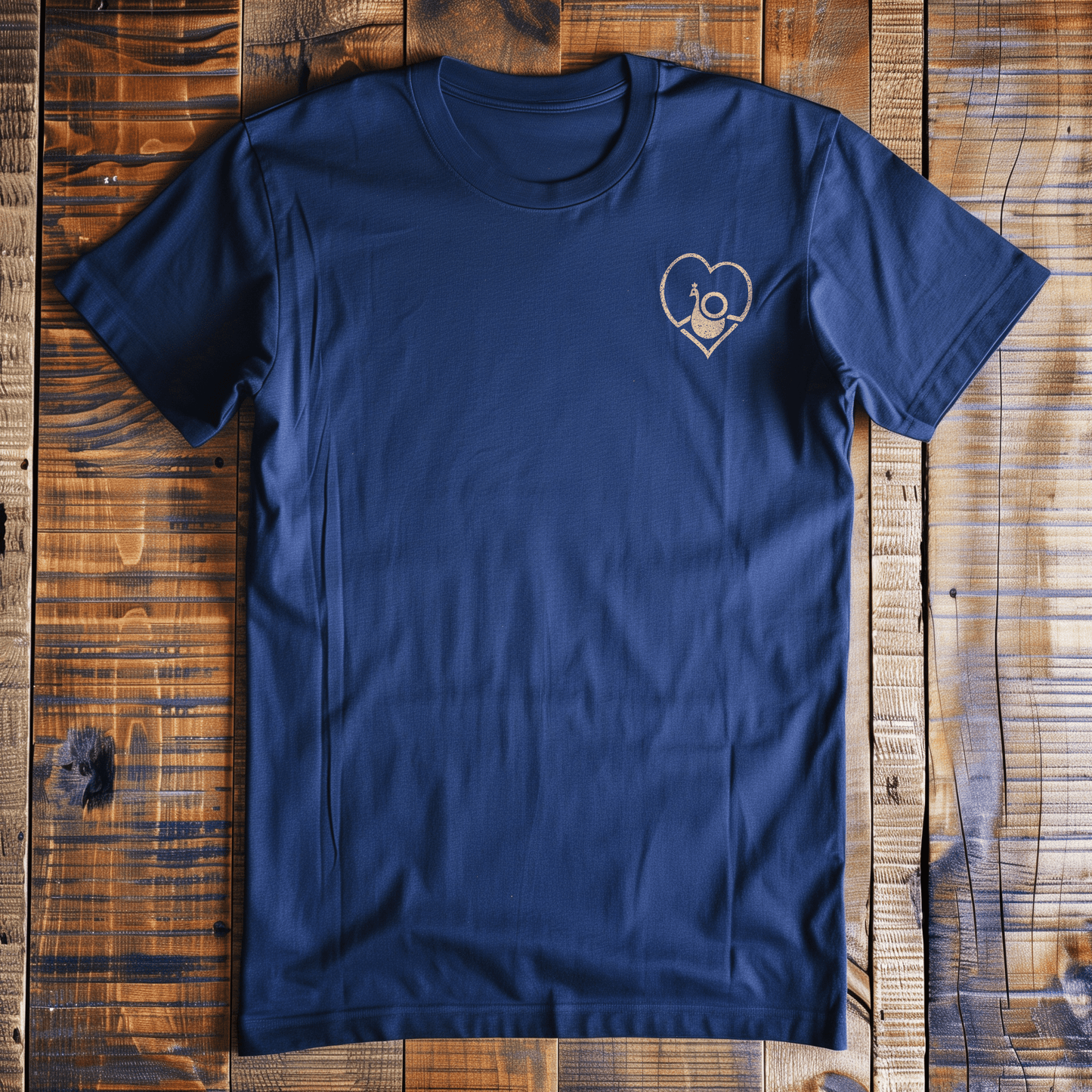 Back Four One Leeds Fan Channel - Peacock Heart T-Shirt