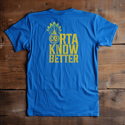 Back Four Orta Know Better - Crest 2 Shirt T-Shirt
