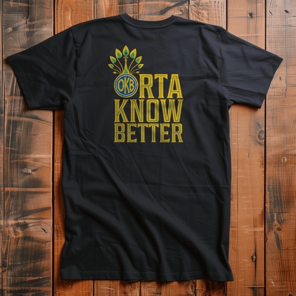 Back Four Orta Know Better - Crest 2 Shirt T-Shirt