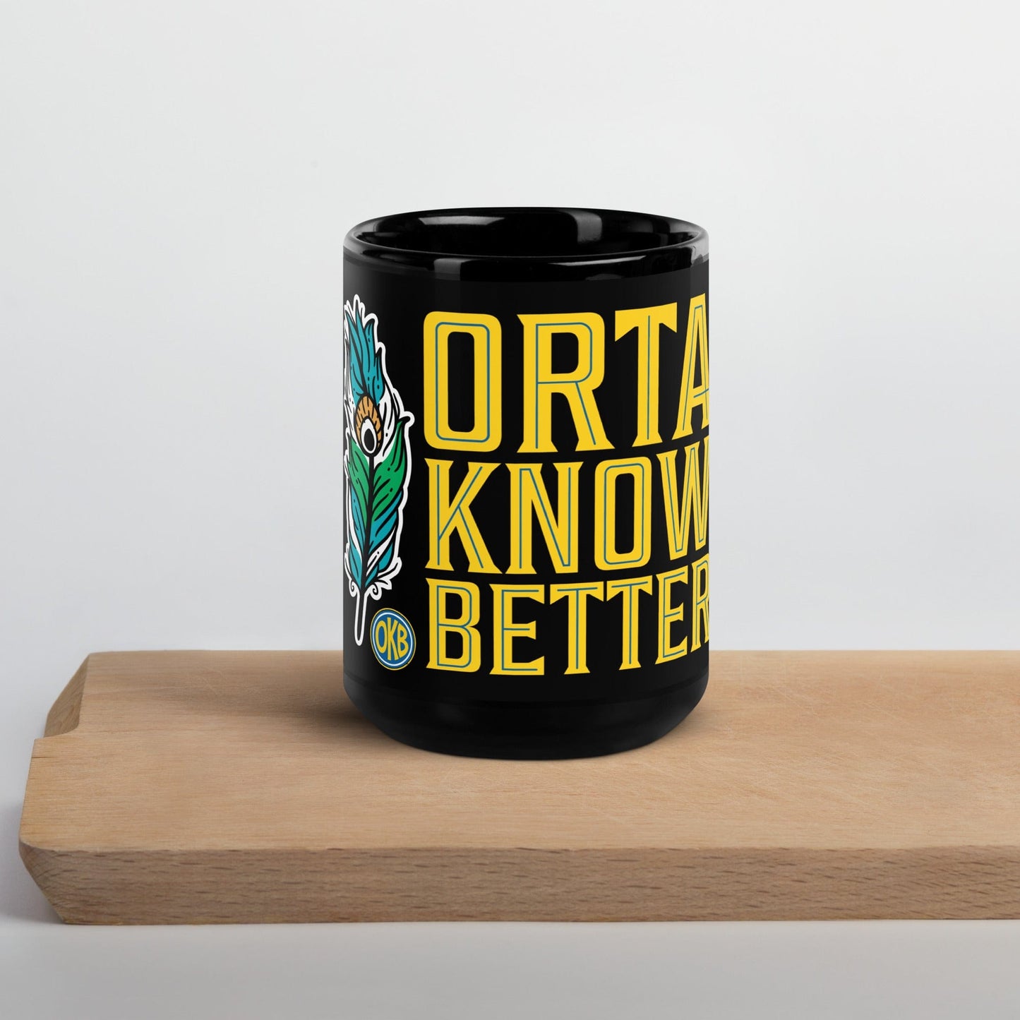 Back Four Orta Know Better Feather Mug Mugs