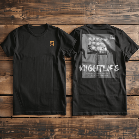 Back Four Oversized faded Nightlife Tee T-Shirt