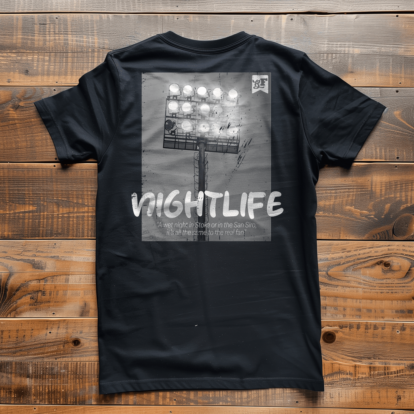 Back Four Oversized faded Nightlife Tee T-Shirt