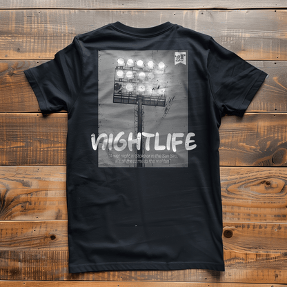 Back Four Oversized faded Nightlife Tee T-Shirt