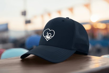 Back Four Peacock Heart Trucker Cap