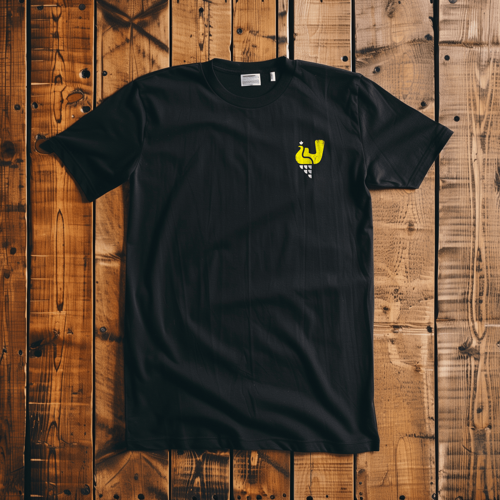 Back Four Proud Peacock Crest Tee T-Shirt