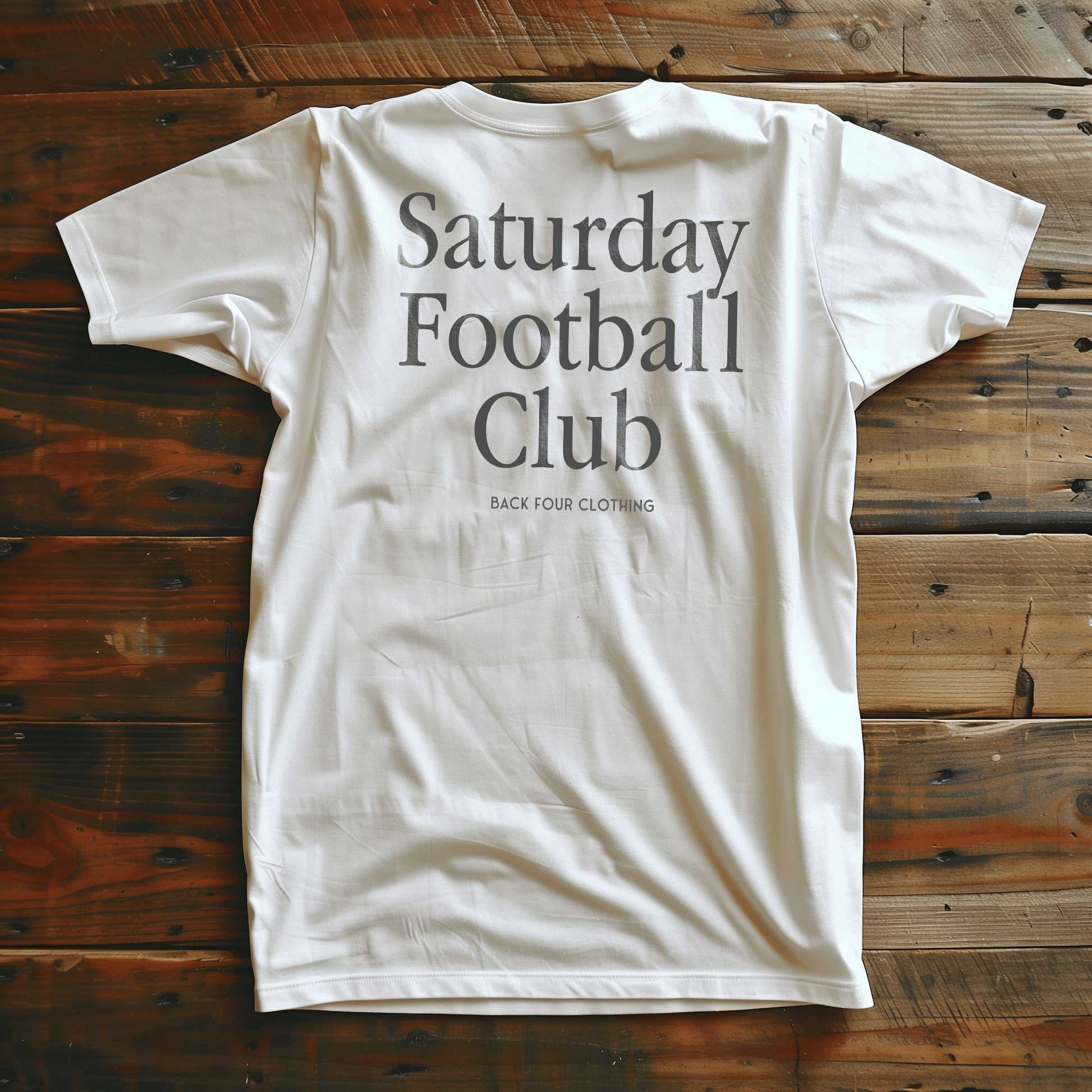 Back Four Saturday Running Club Tee T-Shirt