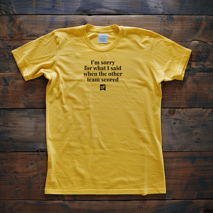 Back Four Sorry T-Shirt