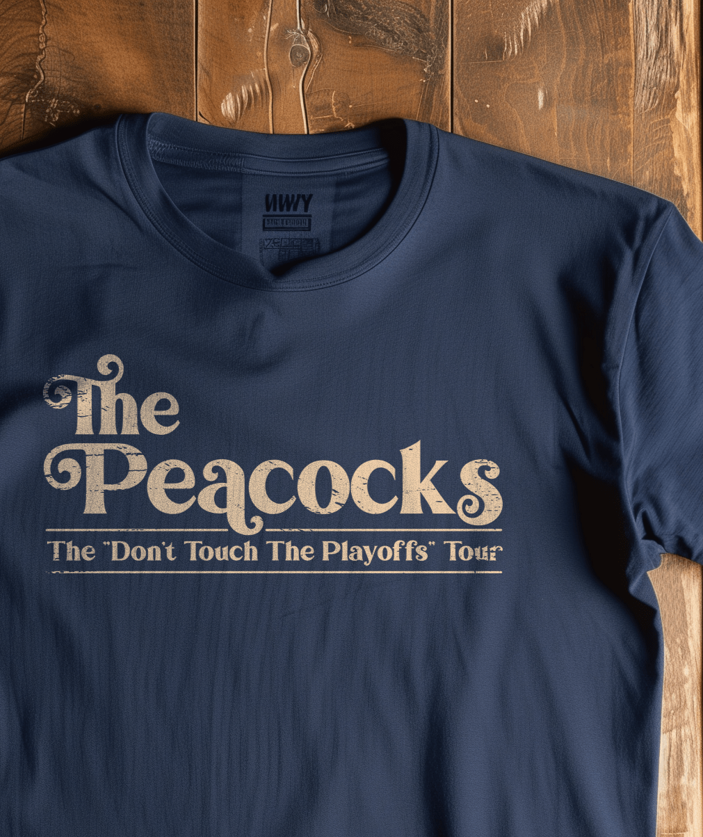 Back Four The Peacocks - Don't Touch The Playoffs Tour T-Shirt