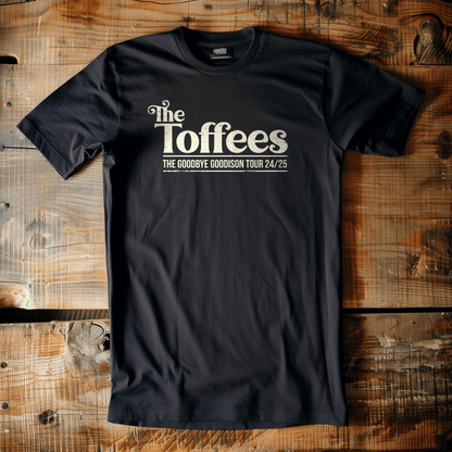 Back Four The Toffees "Goodbye Goodison" Tour T-Shirt