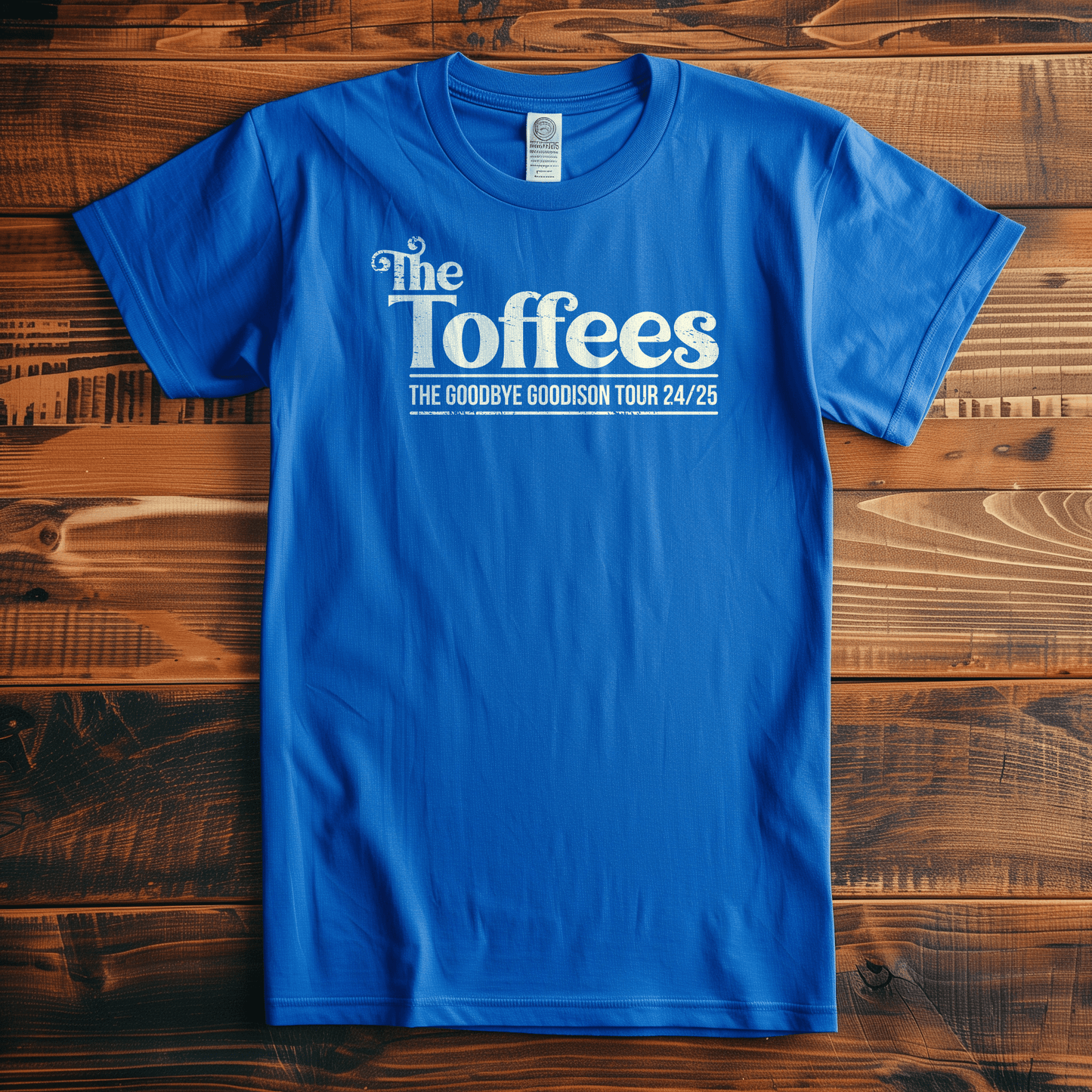 Back Four The Toffees "Goodbye Goodison" Tour T-Shirt