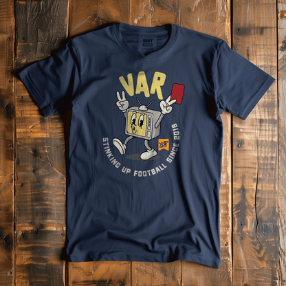 Back Four VAR Stinking up football T-Shirt